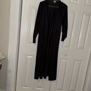 Elegant Black Women's Sleepwear Robe